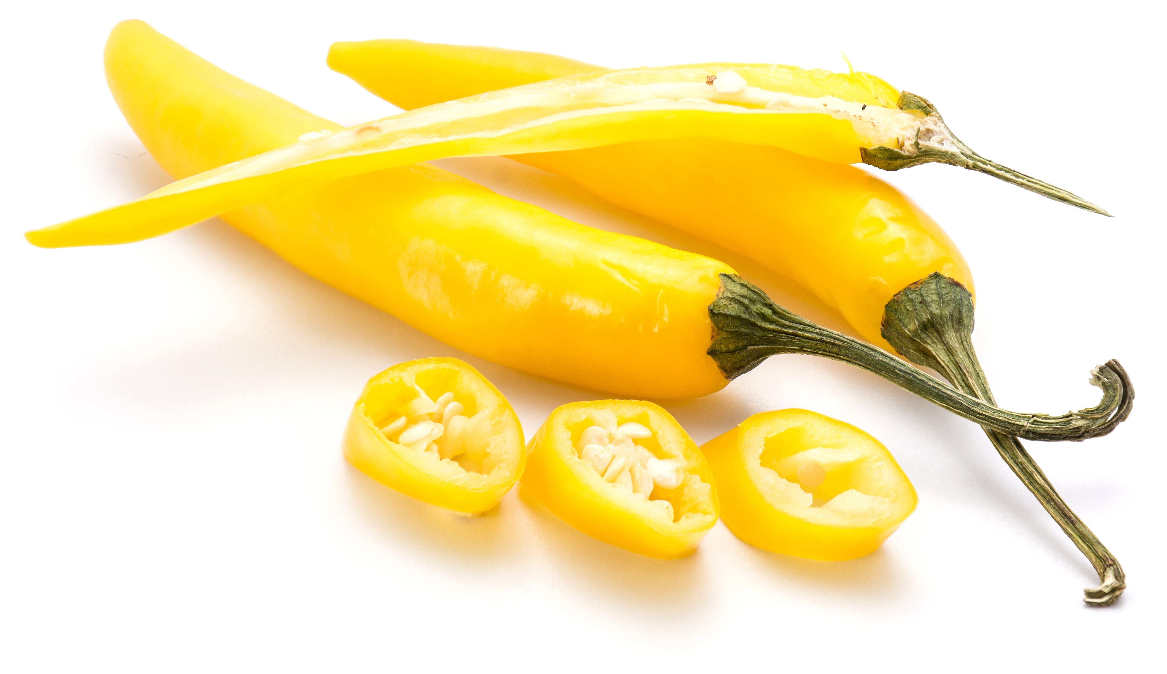 50 GOLDEN CAYENNE PEPPER Hot Yellow Capsicum Annuum Vegetable Seeds