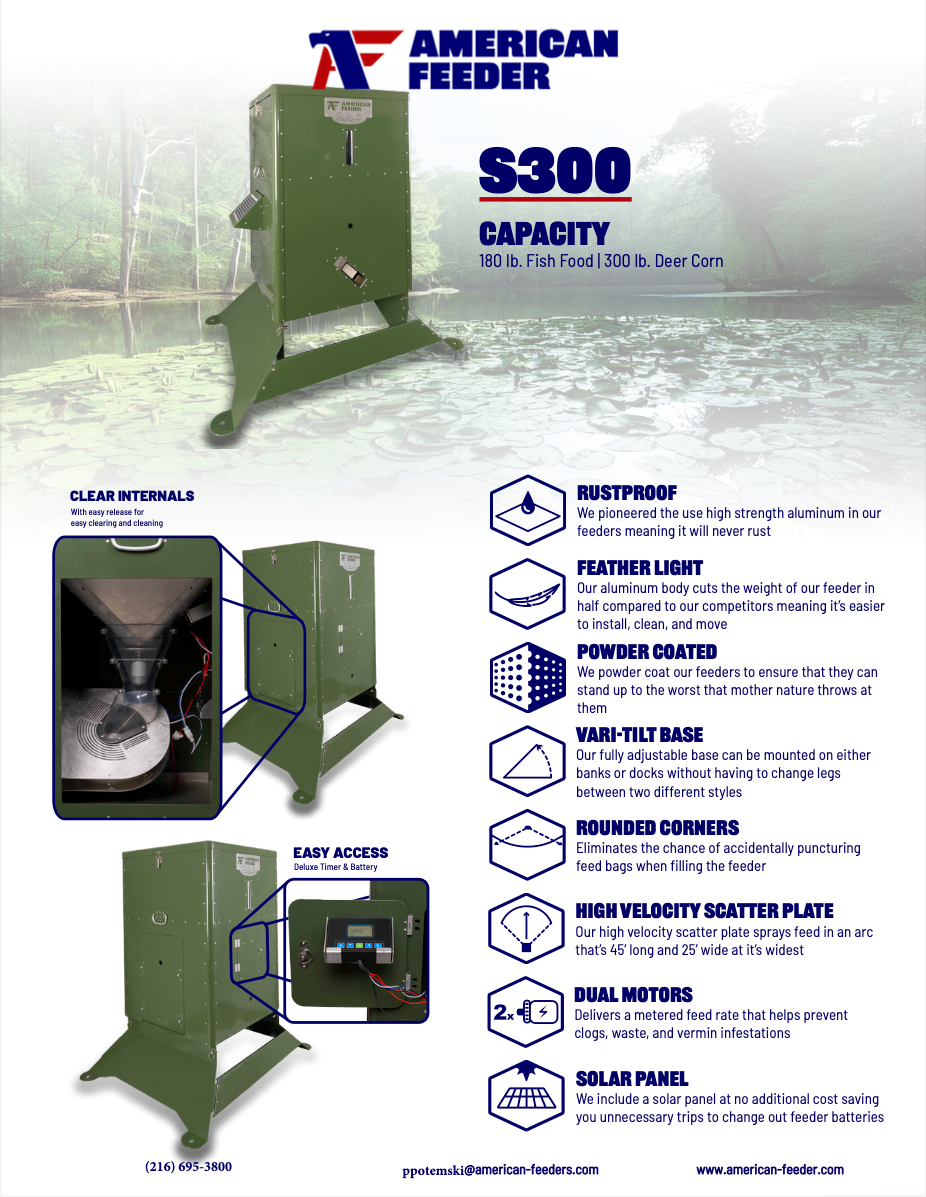 S300 Outdoor Pond Feeder